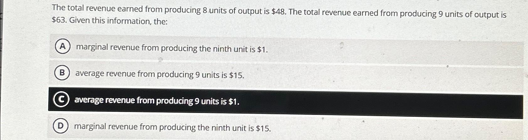 number of units earned meaning