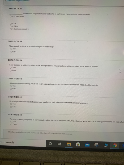 Solved Question Completion Status QUESTION 57 need to take | Chegg.com