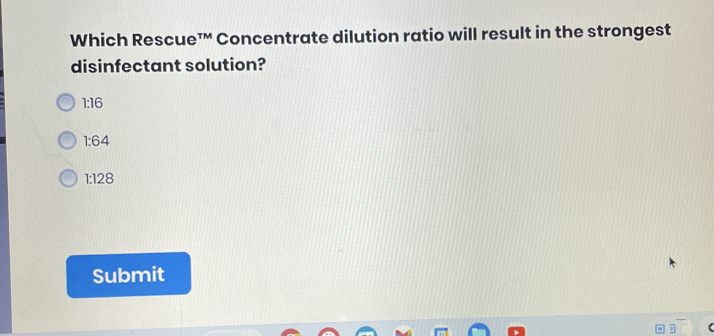 Solved Which Rescue ?TM ﻿Concentrate dilution ratio will
