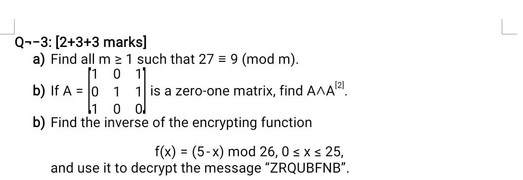 solved-q-2-a-2-2-marks-let-u-x-x-is-an-integer-and-chegg