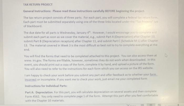 Solved General Instructions: Please read these instructions | Chegg.com