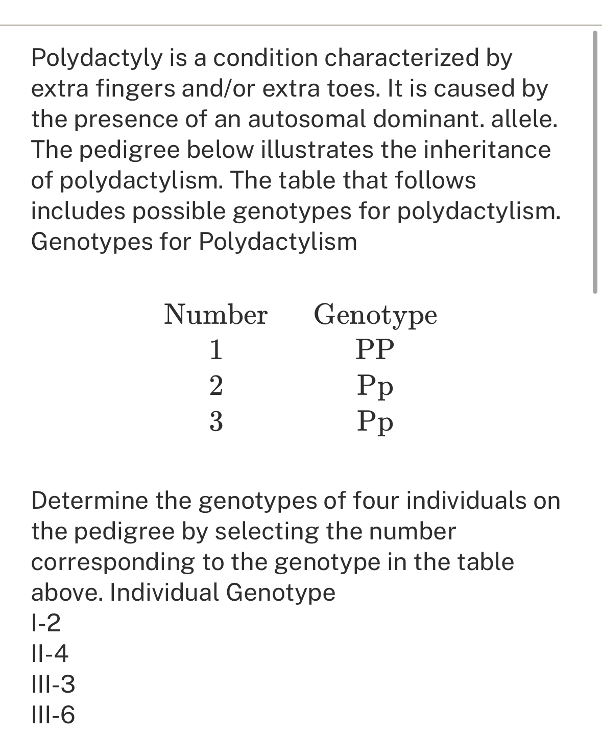 Solved Polydactyly is a condition characterized by extra | Chegg.com