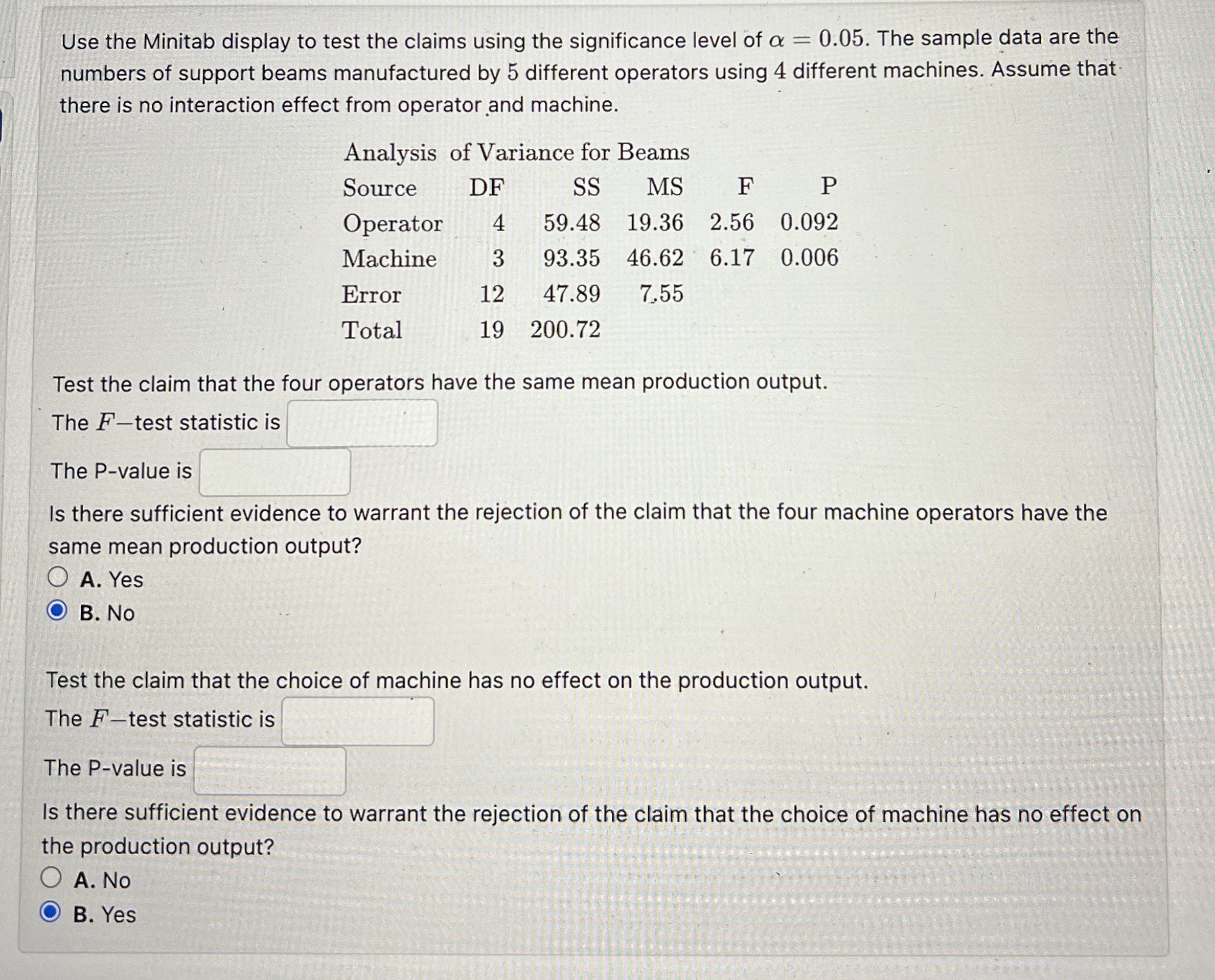 Solved Use the Minitab display to test the claims using the | Chegg.com