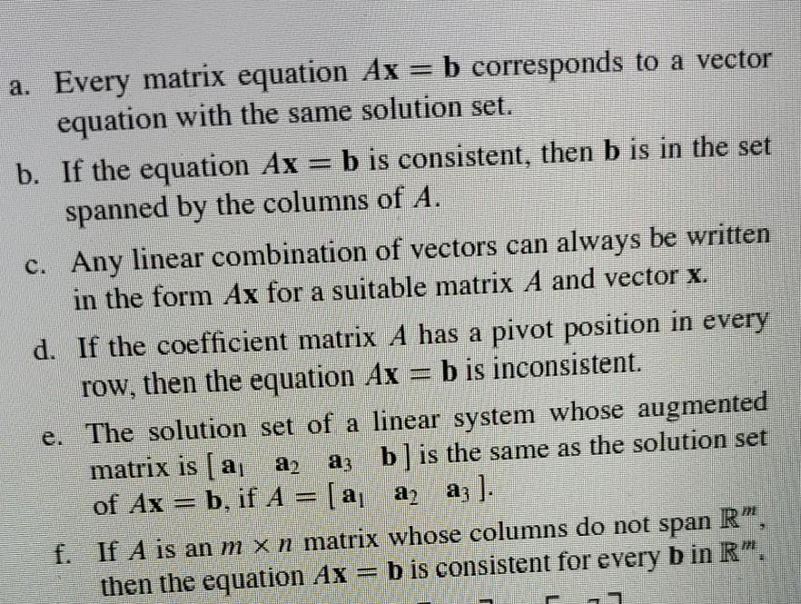 a-every-matrix-equation-ax-b-corresponds-to-a-vector-chegg