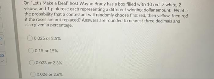 Have a question for Wayne Brady, - Let's Make A Deal