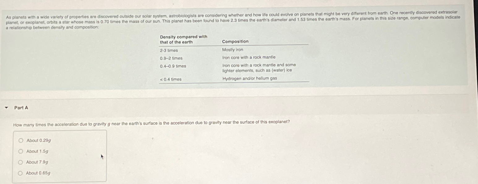 Solved a relationship between density and | Chegg.com