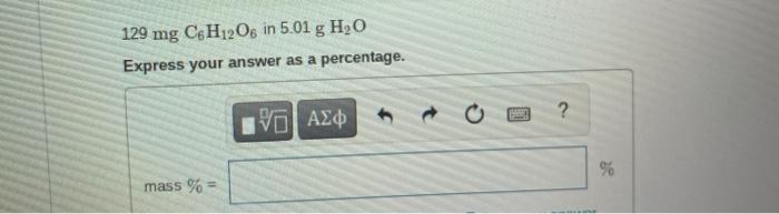 Solved Calculate The Concentration Of Each Solution In Mass Chegg Com   Image