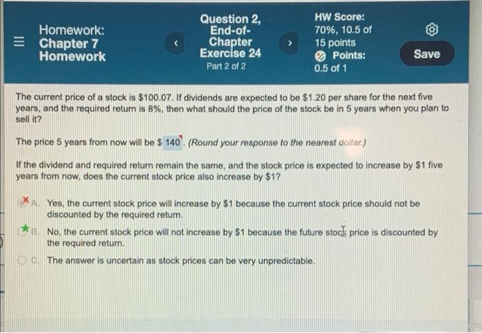 Solved Homework: Chapter 7 Homework Question 2, End-of- | Chegg.com