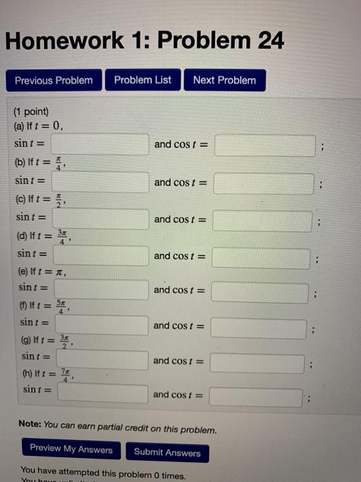 Solved Homework 1: Problem 23 Previous Problem Problem List | Chegg.com
