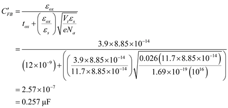 Solved An Ideal Mos Capacitor With An N Polysilicon Gate Has A S Chegg Com