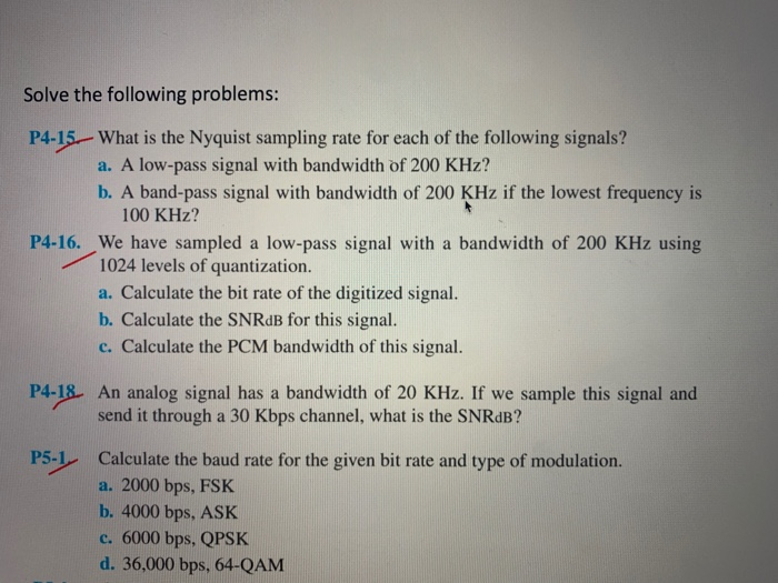 Solved Solve The Following Problems P4 15 What Is The Chegg