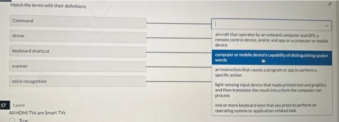 Solved Match The Terms With Their Definitions Chegg Com