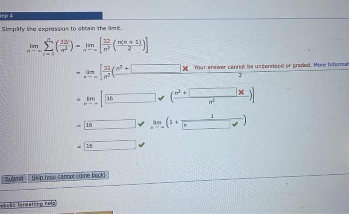 Solved Simplify the expression to obtain the limit. | Chegg.com