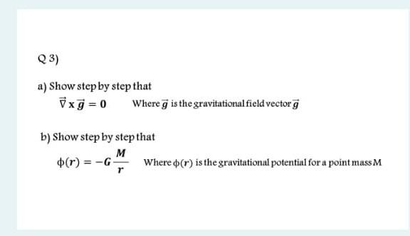 Solved Q3 A Show Step By Step That Exg 0 Where G Is The Chegg Com