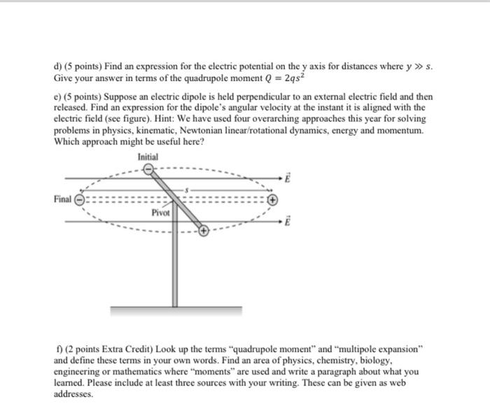 Solved In This Problem We Will Explore The Electric Poten Chegg Com