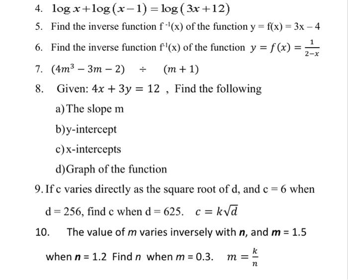 solved-2-x-4-log-x-log-x-1-log-3x-12-5-find-the-chegg