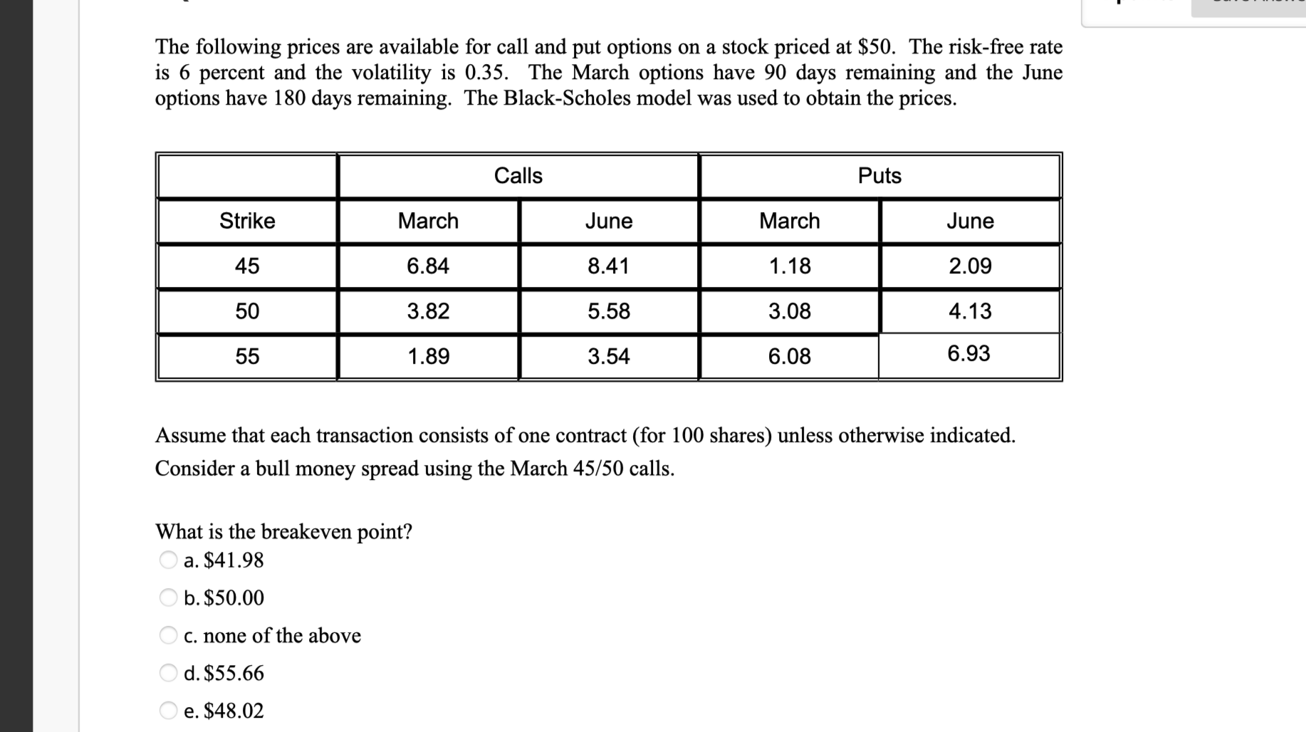 solved-the-following-prices-are-available-for-call-and-put-chegg