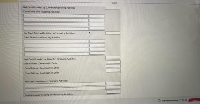 Solved The 2024 Income Statement And Comparative Batance Chegg Com   Image