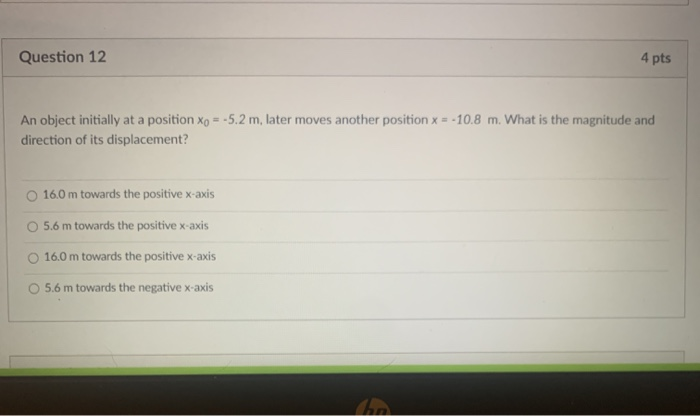 Solved Question 9 4 pts Two vectors, A and B, are shown in | Chegg.com