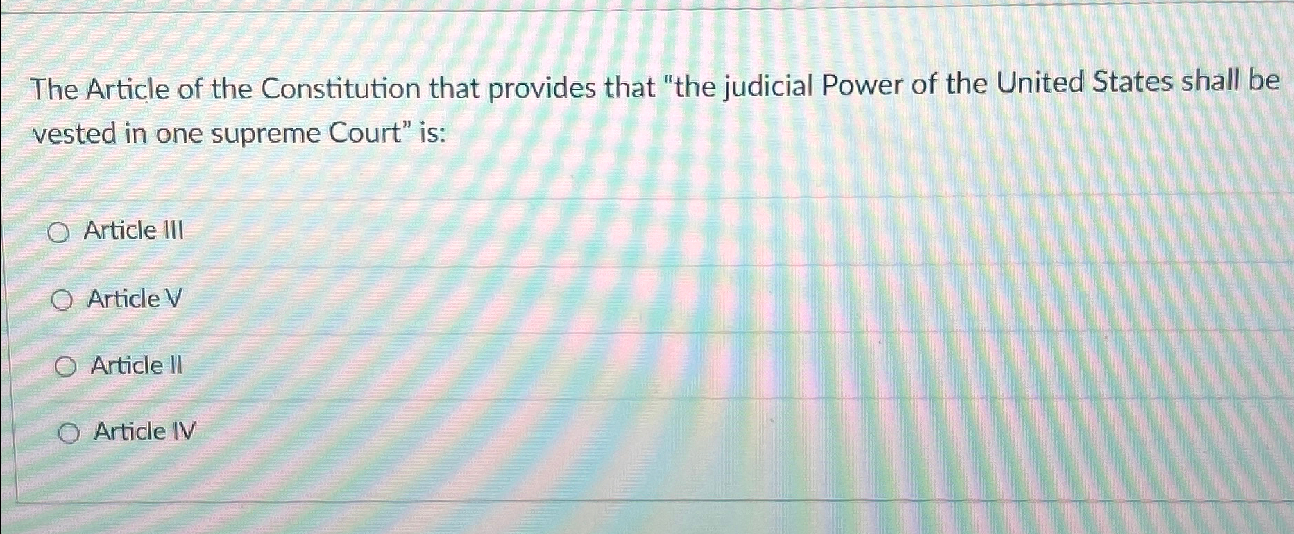 Power vested in top the courts