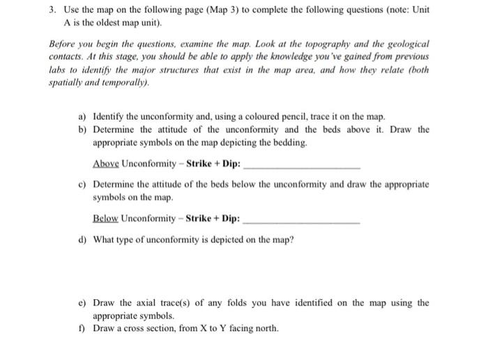 Solved Use the map on the following page (Map 3) to complete | Chegg.com