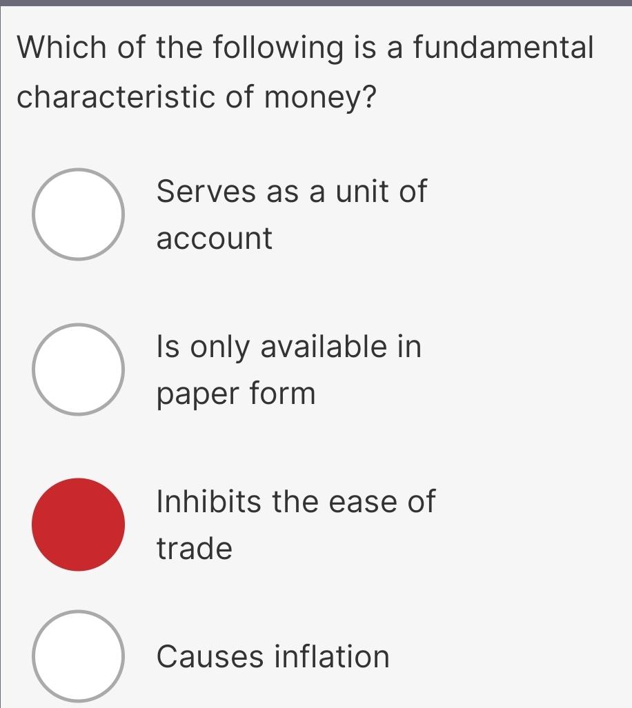Solved Which of the following is a fundamental | Chegg.com