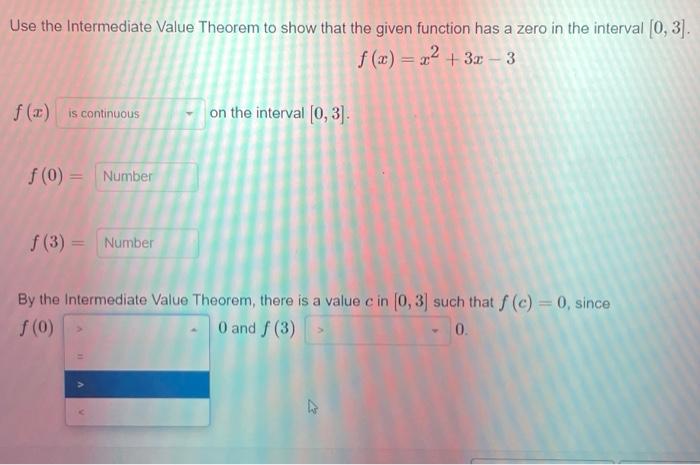 Solved ON Use the Intermediate Value Theorem to show that | Chegg.com