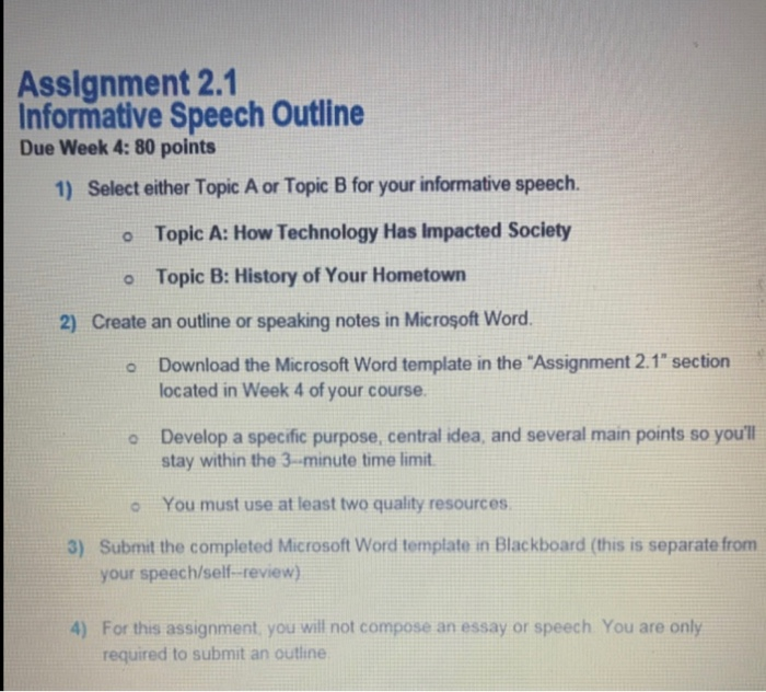 3 minute informative speech topics