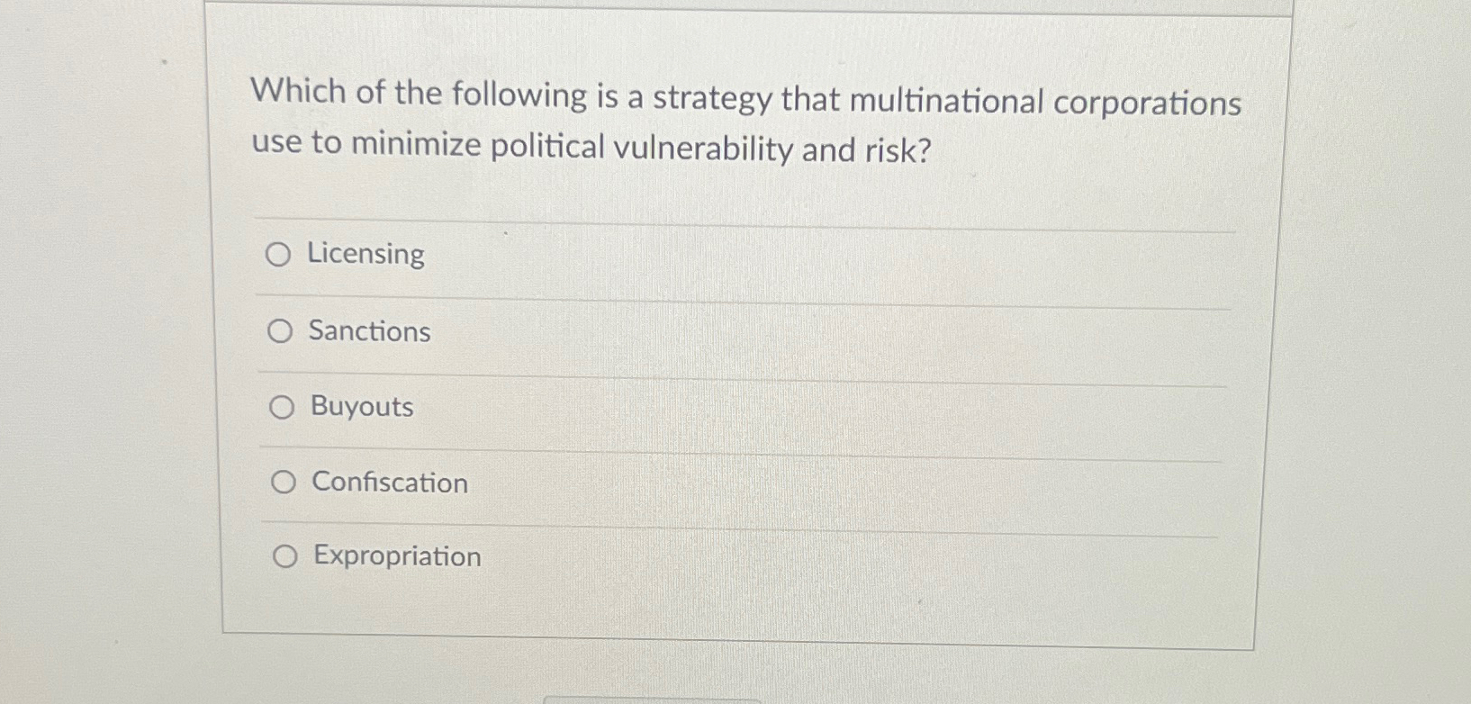 Solved Which of the following is a strategy that | Chegg.com