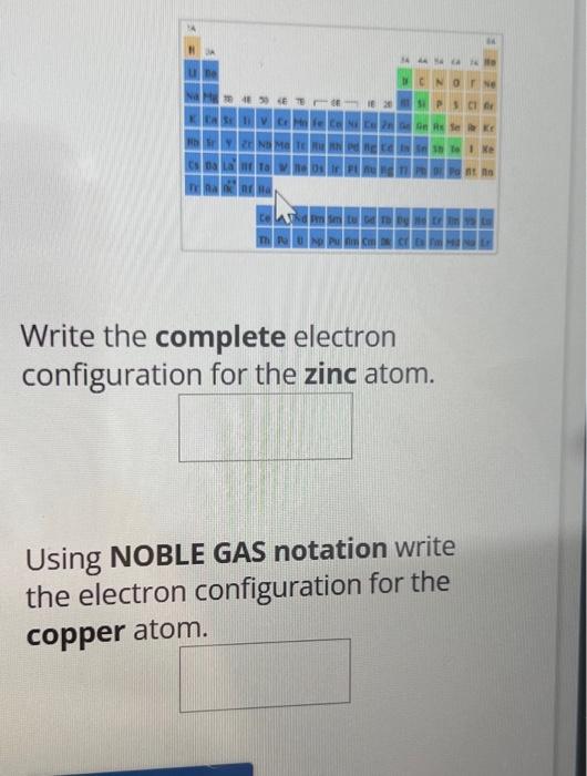 Solved Write the complete electron configuration for the | Chegg.com
