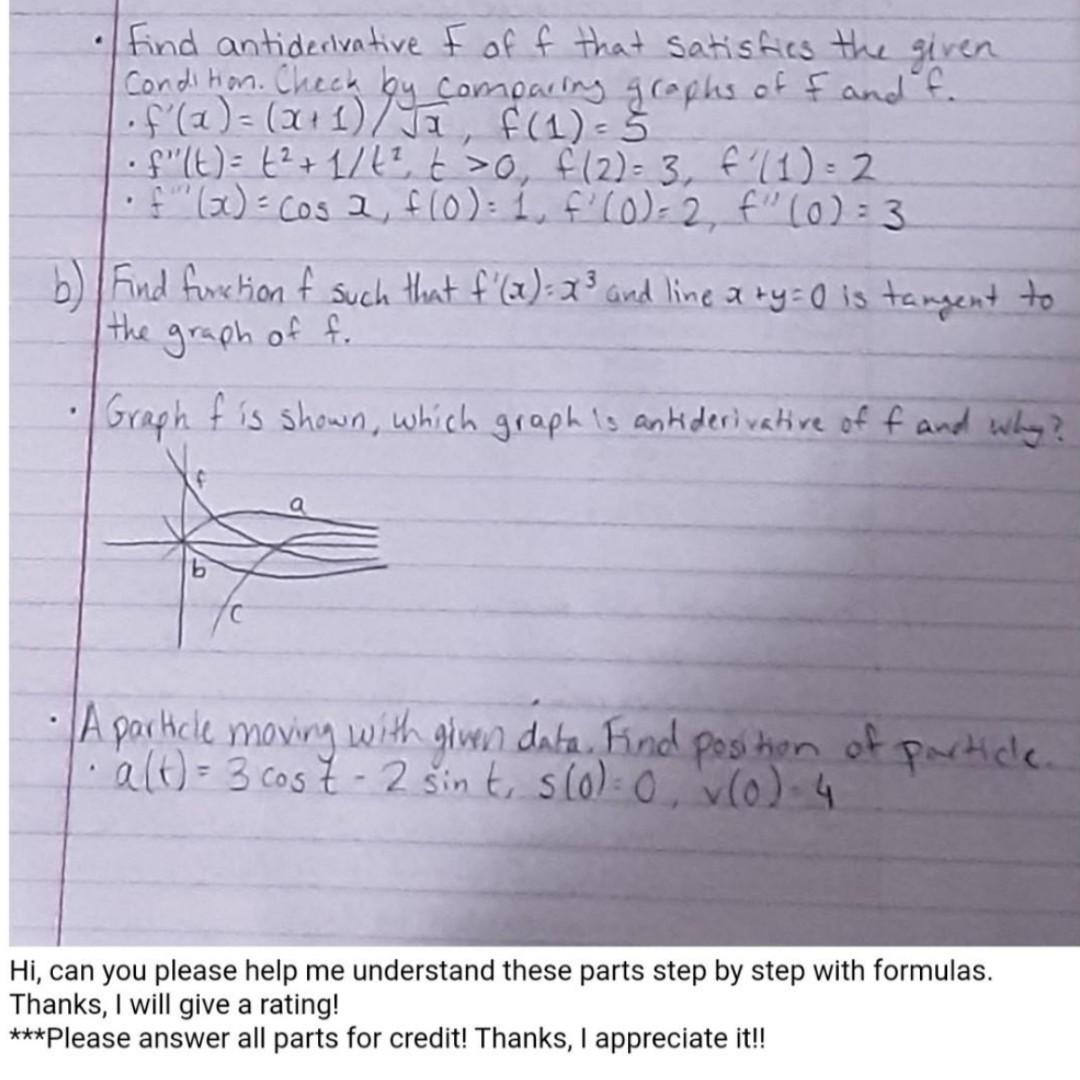 Solved Hi, can you please help solve these parts step by | Chegg.com