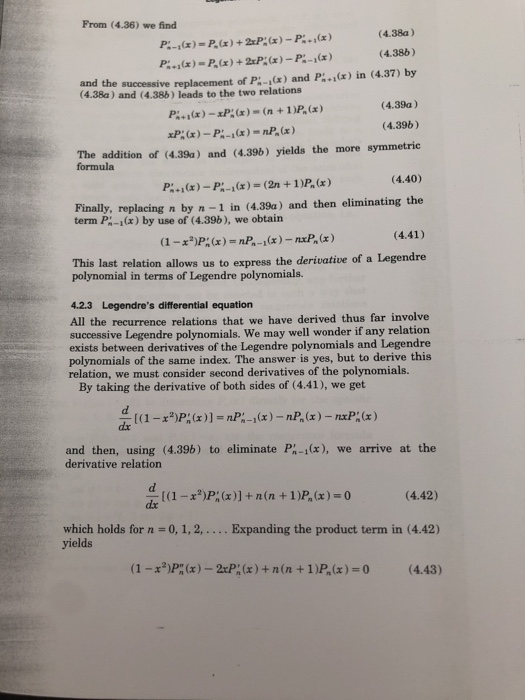 Solved 15 Verify The Special Values N 0 1 2 Chegg Com