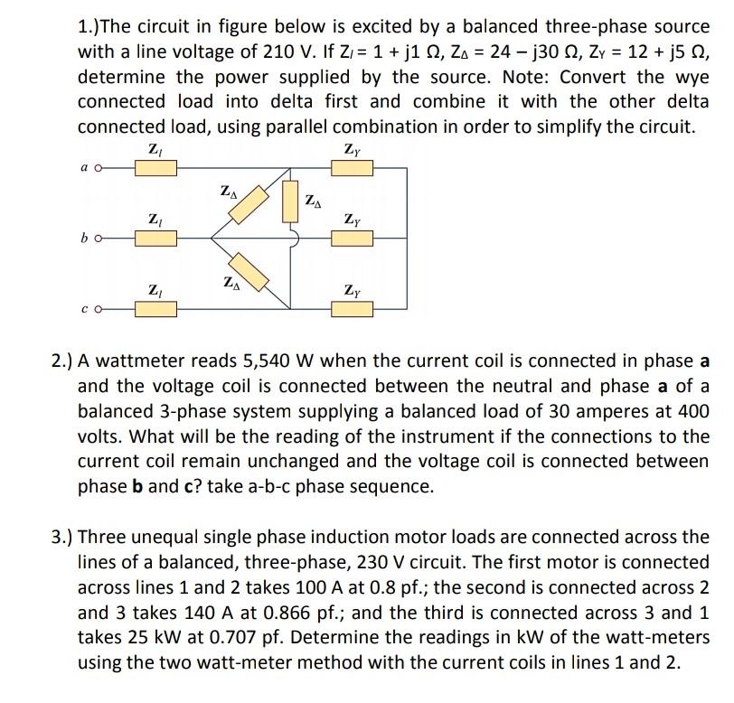 Solved 1.)The circuit in figure below is excited by a | Chegg.com