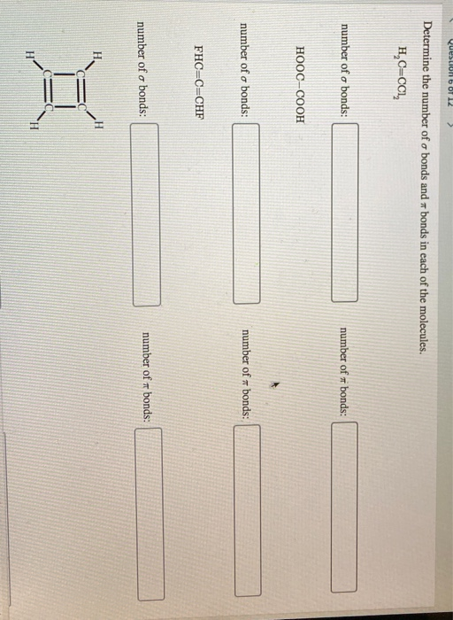 Solved Question Bot 12 > Determine The Number Of O Bonds And | Chegg.com