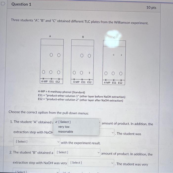 Three students " A ", "B" and " C " obtained | Chegg.com