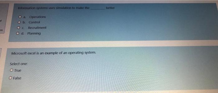 Solved it is in management information system please | Chegg.com