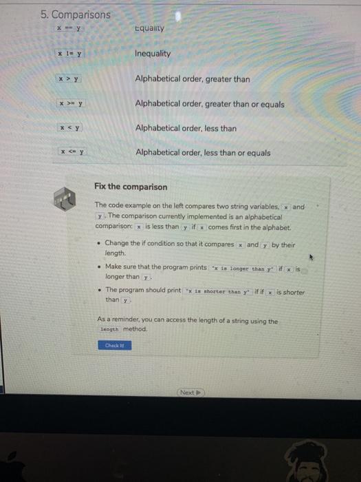 Solved C Anary Catering 5 Comparisons Compare Description Chegg Com