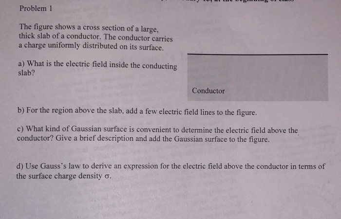 Solved Problem 1 The figure shows a cross section of a | Chegg.com