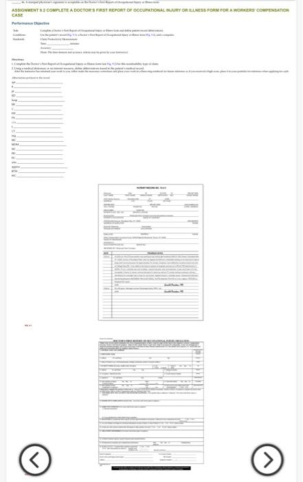 ASSIGNMENT 2 COMPLETE A DOCTORS FIRST REPORT OF | Chegg.com