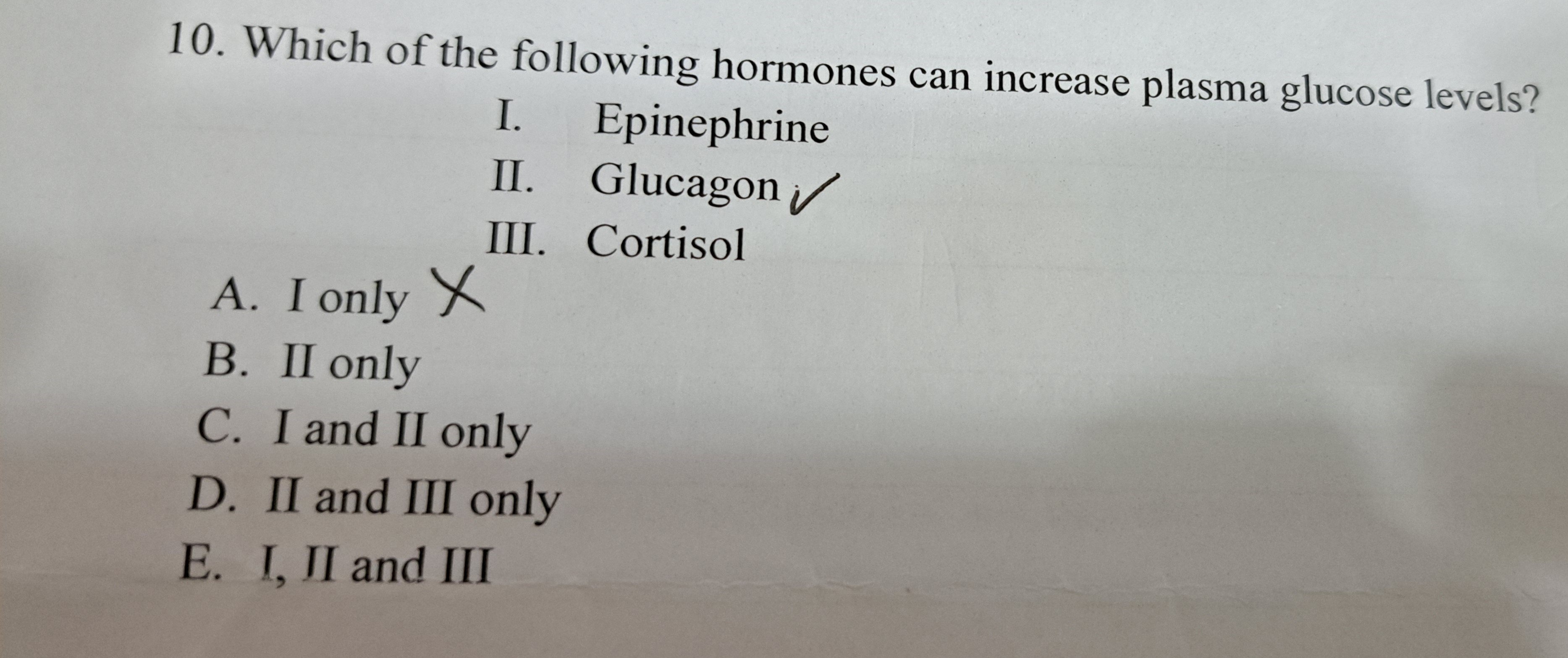 Solved Which of the following hormones can increase plasma | Chegg.com