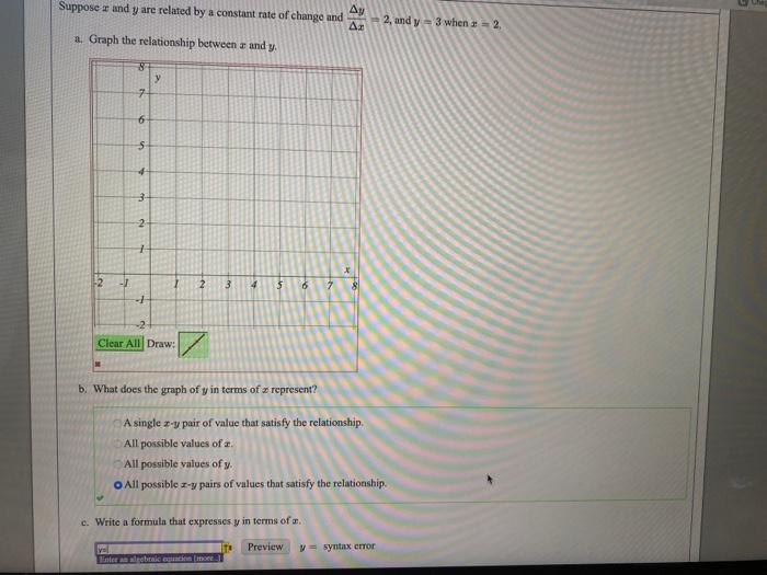 solved-suppose-x-and-y-are-related-by-a-constant-rate-of-chegg