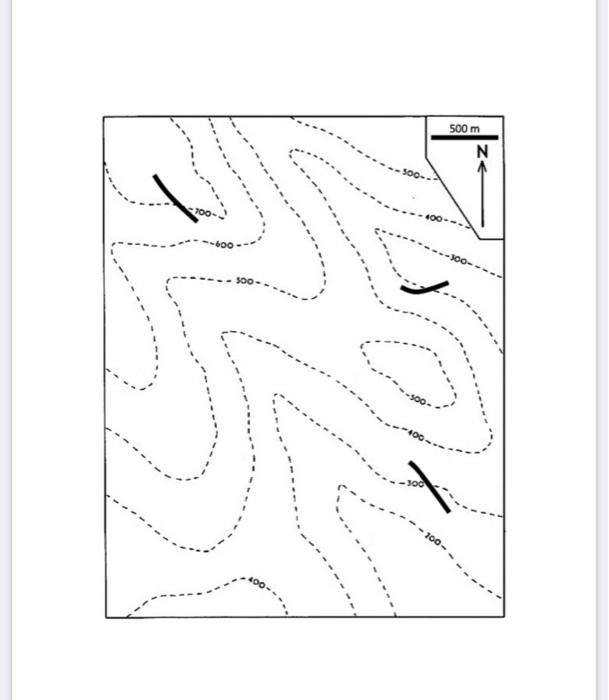 Structure Contour Map Pdf The Map Below Shows The Topographic Elevation | Chegg.com