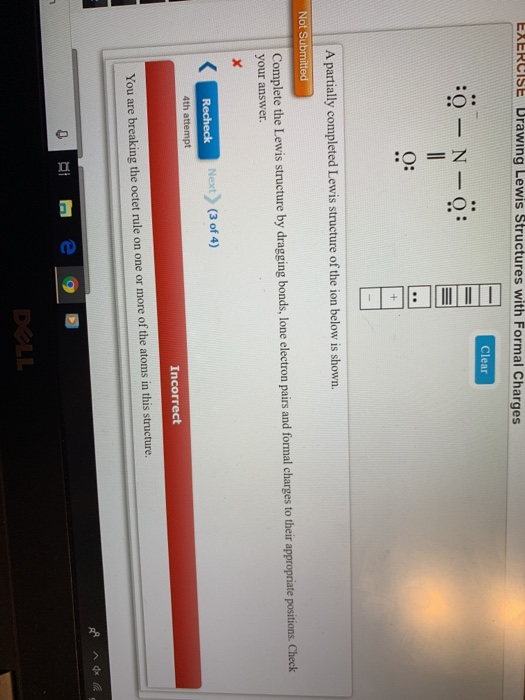 Solved: EXERCISE Drawing Lewis Structures With Formal Char... | Chegg.com