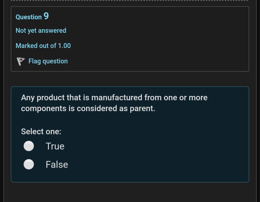 Solved Question 6 Not yet answered Marked out of 1.00 Flag | Chegg.com