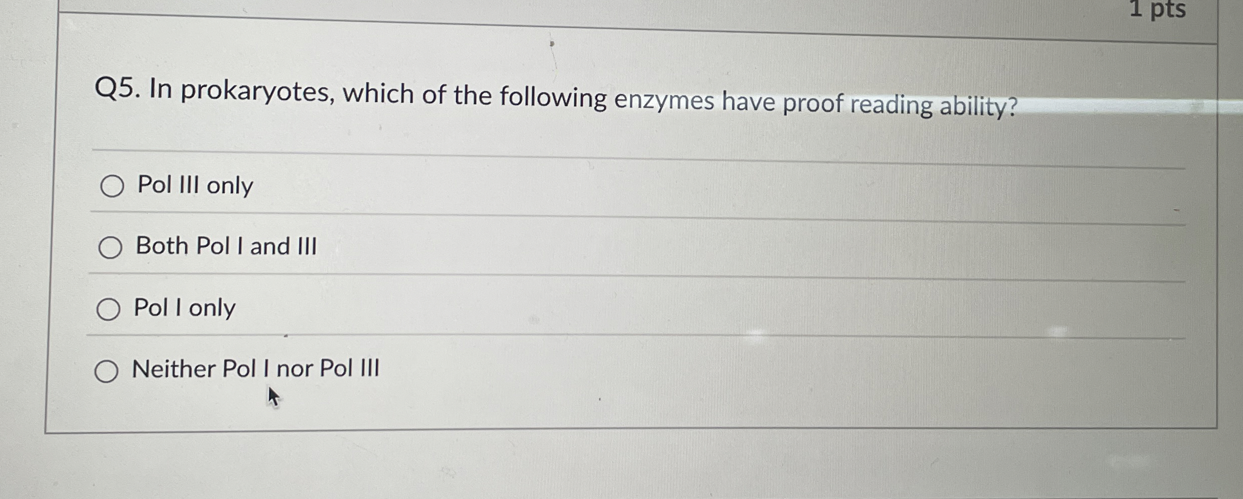 Solved Q5. ﻿In prokaryotes, which of the following enzymes