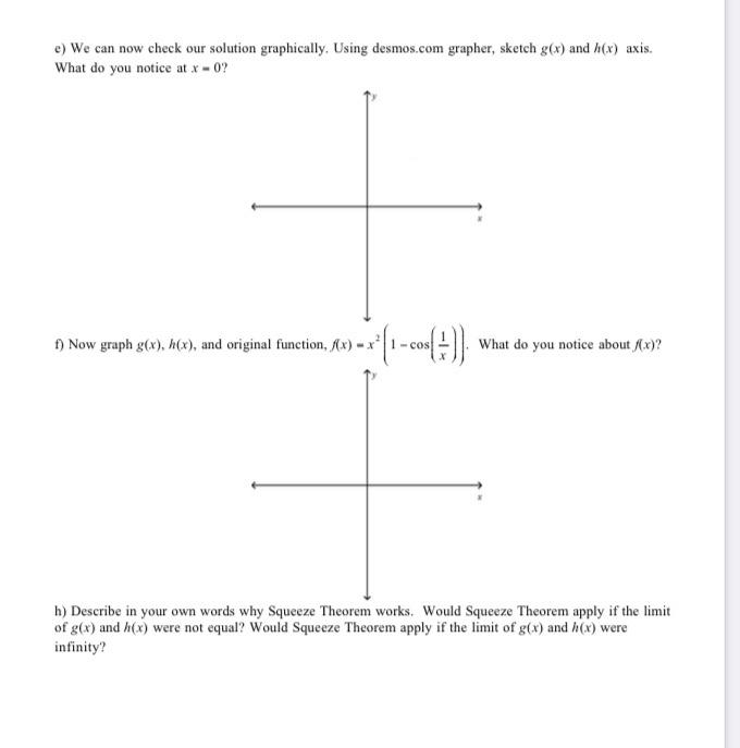 Solved Points Squeeze Theorem Allows Us To Find Limits Chegg Com