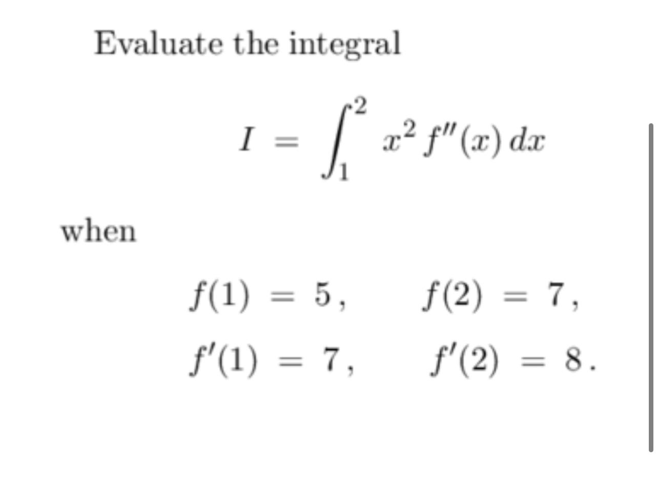 Solved Evaluate The | Chegg.com