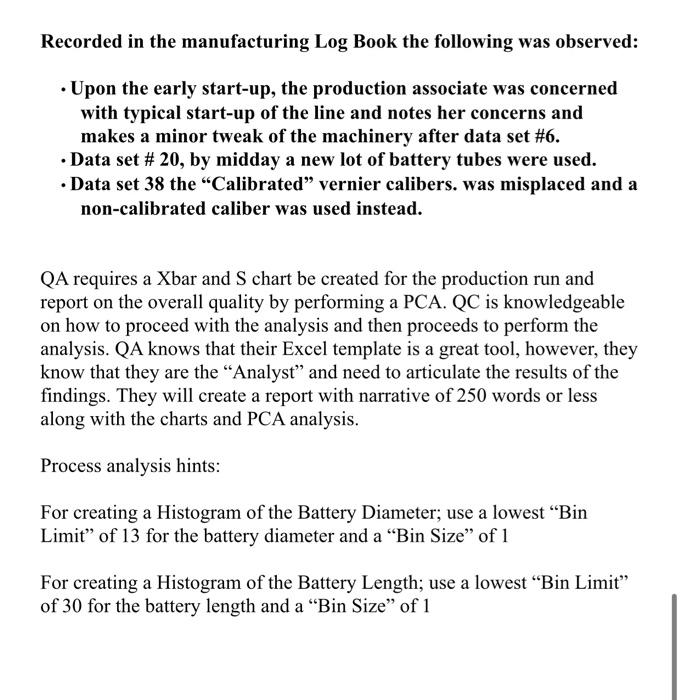 Solved Battery Diameter \begin{tabular}{ccccc} \hline