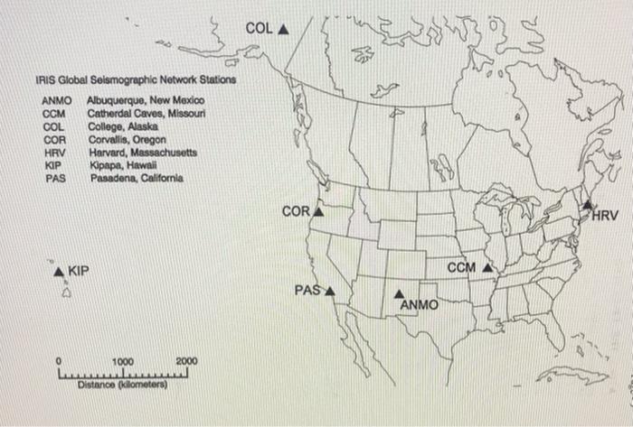 Solved COL A On? IRIS Global Seismographic Network Stations | Chegg.com