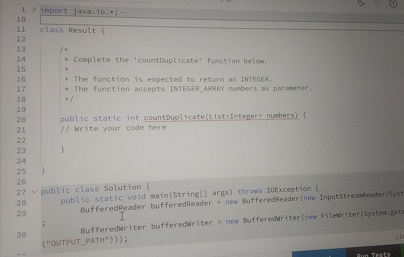 Solved eft 3. Count Duplicate Elements 6 Given an integer | Chegg.com